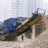 移動式破碎機處理建筑垃圾需企業(yè)共同合作，形成完整產(chǎn)業(yè)鏈